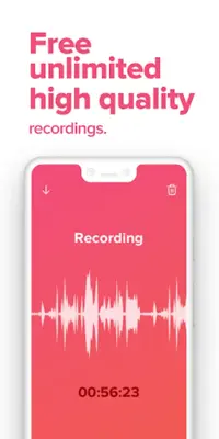 Rev Audio & Voice Recorder android App screenshot 2